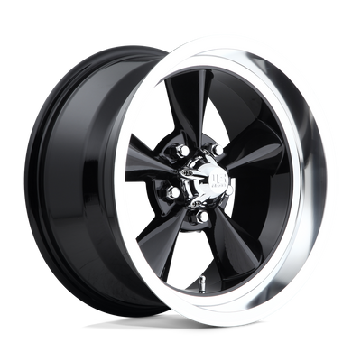 US Mag - U107 STANDARD - Black - GLOSS BLACK - 15" x 7", -5 Offset, 5x114.3 (Bolt Pattern), 72.6mm HUB