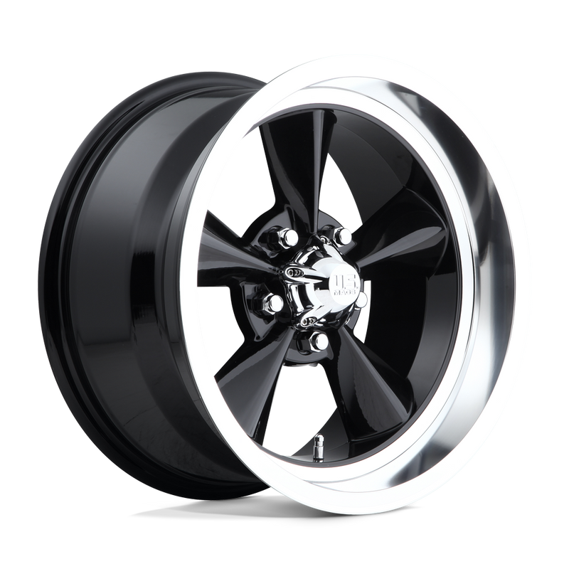US Mag - U107 STANDARD - Black - GLOSS BLACK - 15" x 7", -5 Offset, 5x114.3 (Bolt Pattern), 72.6mm HUB