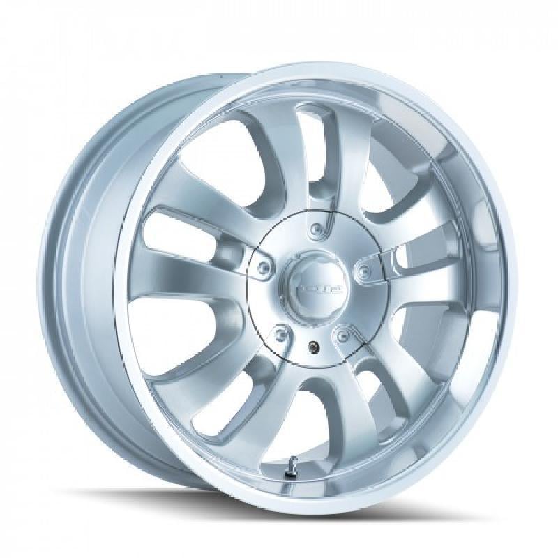 Dip - D10 - Silver - SILVER/MACHINED LIP - 18" x 8.5", 20 Offset, 5x115, 127 (Bolt Pattern), 78.3mm HUB