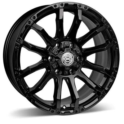 RSSW - Wired - Black - Satin Black - 20" x 8.5", 20 Offset, 6x135 (Bolt Pattern), 87.1mm HUB