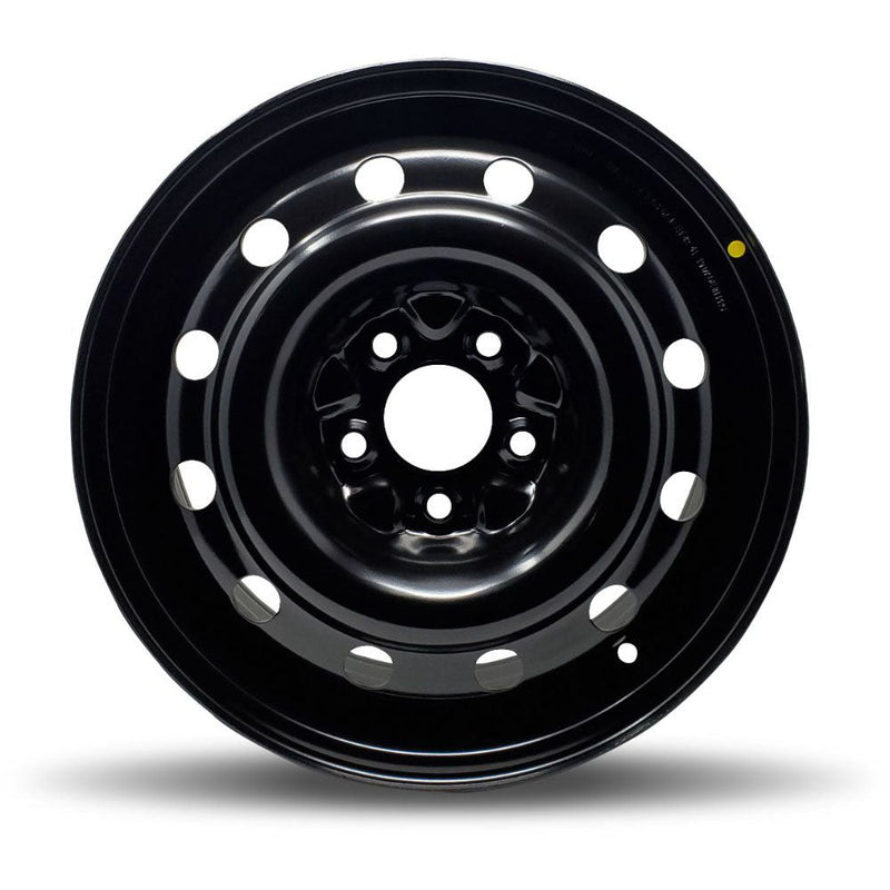 DTD - Steel - Black - Black - 16" x 6.5", 42 Offset, 5x114.3 (Bolt Pattern), 67.1mm HUB