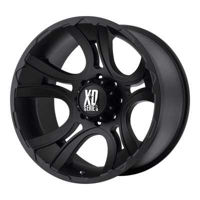 XD Series - XD801 CRANK - Black - Matte Black - 20" x 9", 0 Offset, 5x150 (Bolt Pattern), 110.1mm HUB