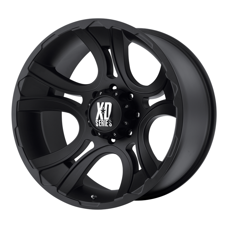 XD Series - XD801 CRANK - Black - Matte Black - 20" x 9", 0 Offset, 5x150 (Bolt Pattern), 110.1mm HUB
