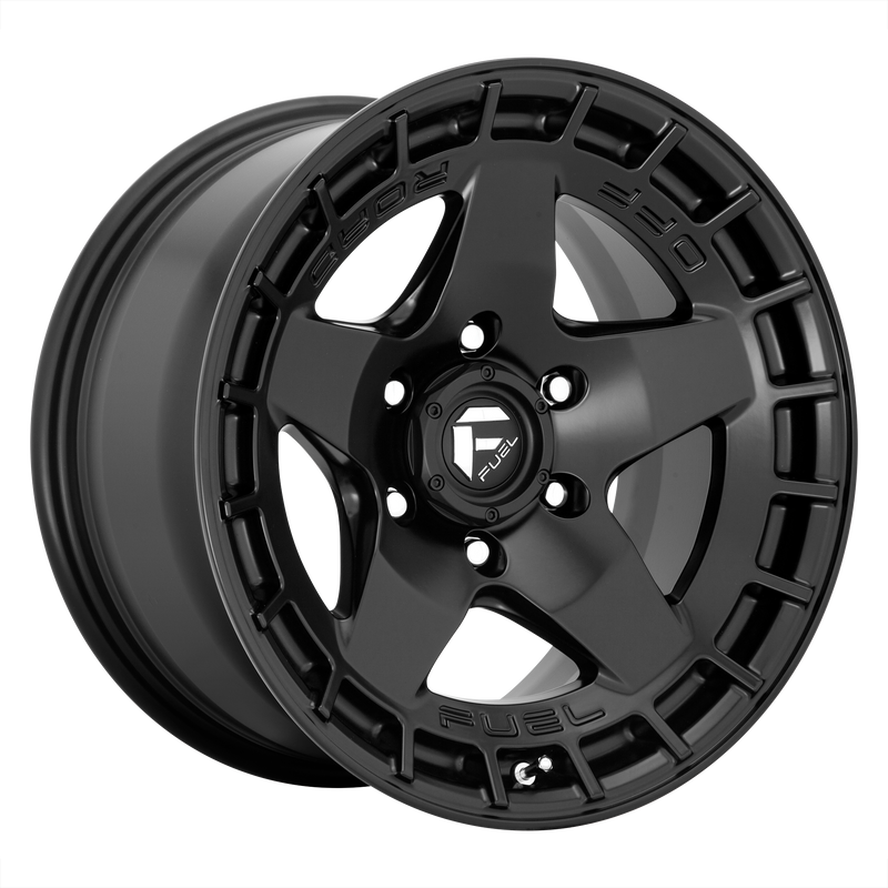 Fuel - D733 WARP - Black - SATIN BLACK - 20" x 9", 18 Offset, 6x120 (Bolt Pattern), 67.06mm HUB