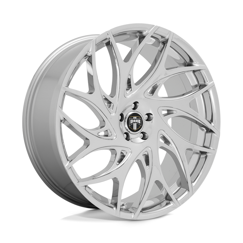 DUB - S258 G.O.A.T. - Chrome - CHROME - 24" x 10", 25 Offset, 6x139.7 (Bolt Pattern), 106.1mm HUB