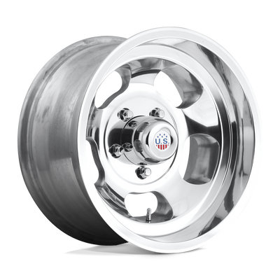 US Mag - U101 INDY - Polished - HIGH LUSTER POLISHED - 15" x 5", -12 Offset, 5x120.65 (Bolt Pattern), 72.6mm HUB