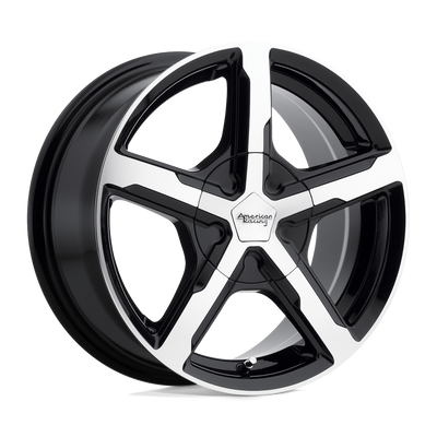 American Racing - AR921 TRIGGER - Black - GLOSS BLACK MACHINED - 16" x 7", 40 Offset, 5x100/105 (Bolt Pattern), 72.6mm HUB