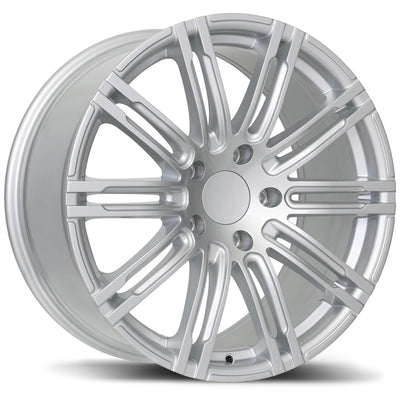 Replika - R188 - Silver - Gloss Silver - 19" x 9.5", 46 Offset, 5x130 (Bolt Pattern), 71.6mm HUB