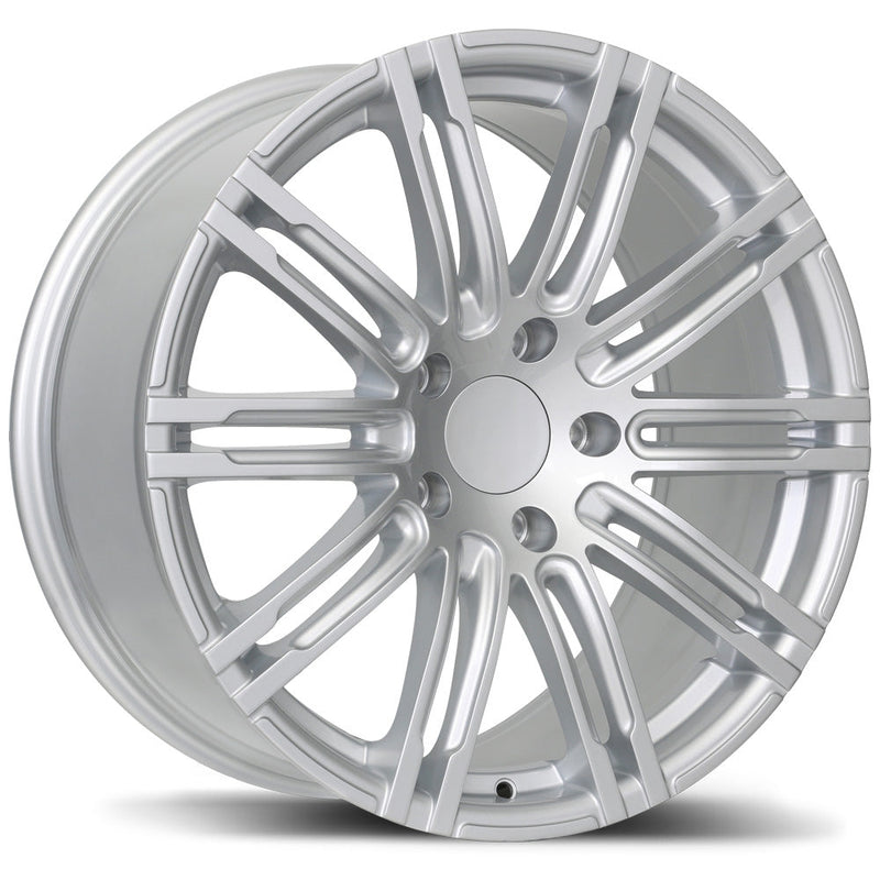 Replika - R188 - Silver - Gloss Silver - 19" x 9.5", 46 Offset, 5x130 (Bolt Pattern), 71.6mm HUB