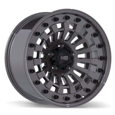 Fast HD - Shred - Gunmetal - Gloss Gunmetal - 20" x 10", 0 Offset, 5x139.7 (Bolt Pattern), 77.8mm HUB