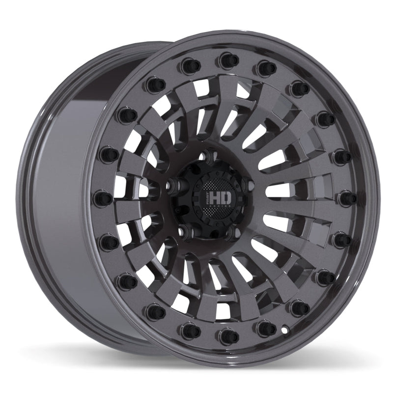 Fast HD - Shred - Gunmetal - Gloss Gunmetal - 20" x 10", 0 Offset, 5x139.7 (Bolt Pattern), 77.8mm HUB