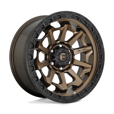 Fuel - D696 COVERT - Bronze - MATTE BRONZE BLACK BEAD RING - 18" x 9", 20 Offset, 8x170 (Bolt Pattern), 125.1mm HUB