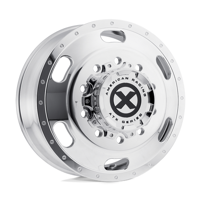 ATX - AO402 INDY - Polished - POLISHED - 24.5" x 8.25", 144 Offset, 10x285.75 (Bolt Pattern), 220.1mm HUB