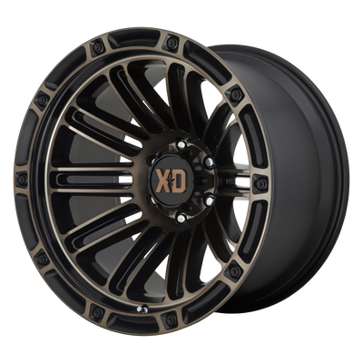 XD Series - XD846 DOUBLE DEUCE - Gunmetal - SATIN BLACK WITH DARK TINT - 20" x 9", 0 Offset, 5x127 (Bolt Pattern), 71.5mm HUB