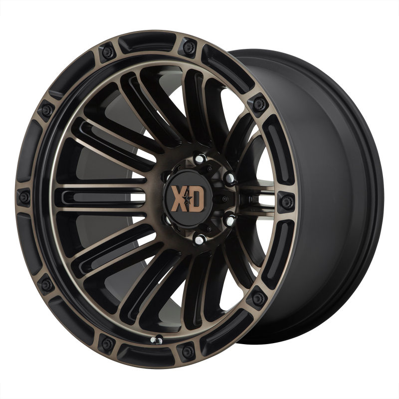 XD Series - XD846 DOUBLE DEUCE - Gunmetal - SATIN BLACK WITH DARK TINT - 20" x 9", 0 Offset, 5x127 (Bolt Pattern), 71.5mm HUB