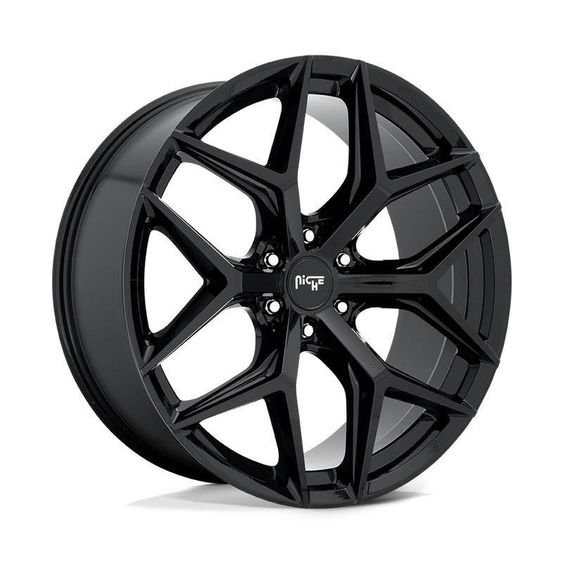 Niche - M231 VICE SUV - Black - GLOSS BLACK - 24" x 10", 30 Offset, 6x135 (Bolt Pattern), 87.1mm HUB