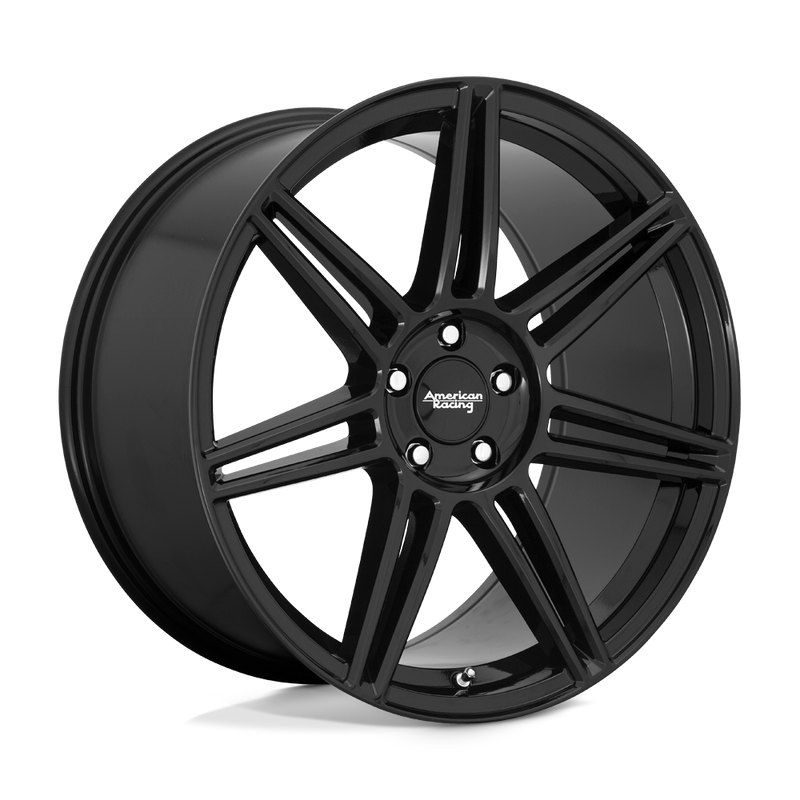 American Racing - AR935 REDLINE - Black - Gloss Black - 18" x 8", 38 Offset, 5x114.3 (Bolt Pattern), 72.6mm HUB