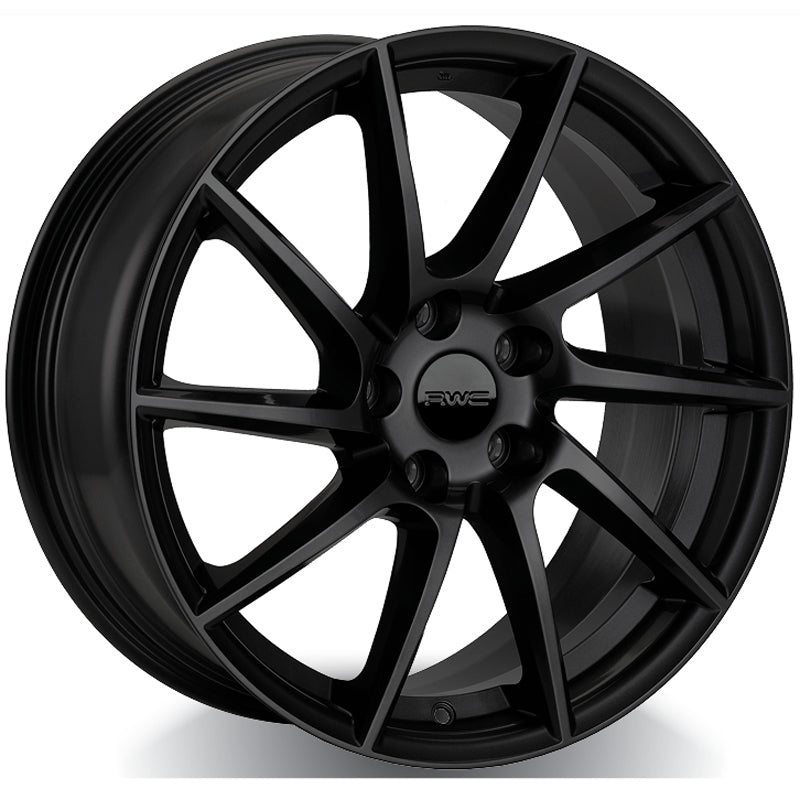 RWC - IF557 - Black - BLACK - 18" x 8", 33 Offset, 5x114.3 (Bolt Pattern), 66.1mm HUB