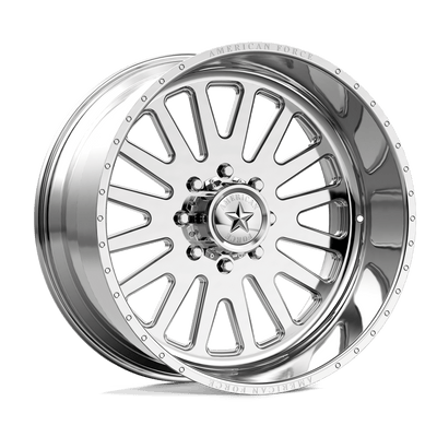 American Force - AFW F20 ATOM SS - Polished - POLISHED - 22" x 10", -25 Offset, 8x170 (Bolt Pattern), 125.1mm HUB