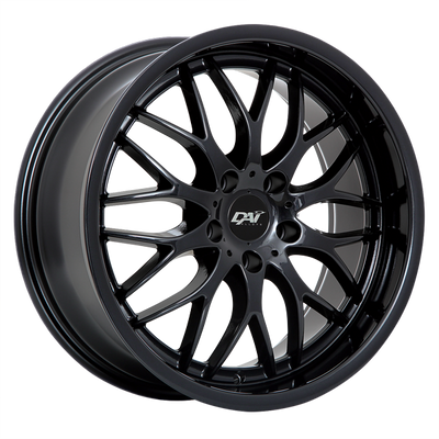 Dai Alloys - Passion - Black - Black Magic - 17" x 7.5", 45 Offset, 5x114.3 (Bolt Pattern), 73.1mm HUB