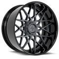 Sentali - BFX5 - Black - Gloss Black Lip / Gun Metal Centre - 22" x 12", -44 Offset, 6x135/139.7 (Bolt pattern), 106.10mm HUB