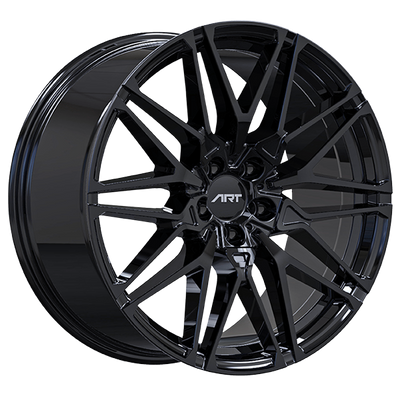 ART - Replica 244 - Black - Gloss Black - 20" x 11.5", 43 Offset, 5x112 (Bolt Pattern), 66.6mm HUB