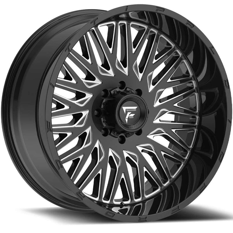 Fittipaldi Offroad - FTC07 - Black - Black Milled - 22" x 12", -44 Offset, 8x170 (Bolt Pattern), 125.2mm HUB