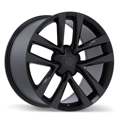 Replika - R264 - Black - Satin Black - 19" x 10.5", 45 Offset, 5x120 (Bolt Pattern), 64.1mm HUB