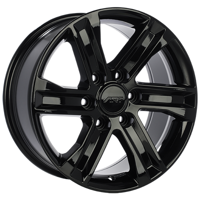 ART - Replica 269 - Black - Gloss Black - 17" x 8", 35 Offset, 6x135 (Bolt Pattern), 87.1mm HUB