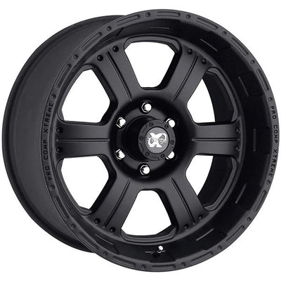 Pro Comp - PA89 KORE - Black - Flat Black - 16" x 8", 0 Offset, 6x139.7 (Bolt pattern), 108.0mm HUB