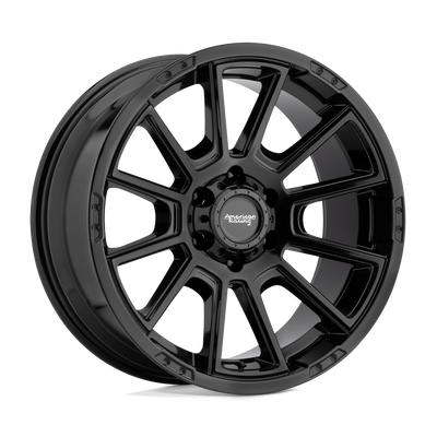 American Racing - AR933 INTAKE - Black - Gloss Black - 20" x 9", 0 Offset, 6x139.7 (Bolt Pattern), 106.1mm HUB