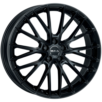 Mak Wheels - SPECIALE - Black - GLOSS BLACK - 21" x 8.5", 30 Offset, 5x120 (Bolt Pattern), 72.6mm HUB