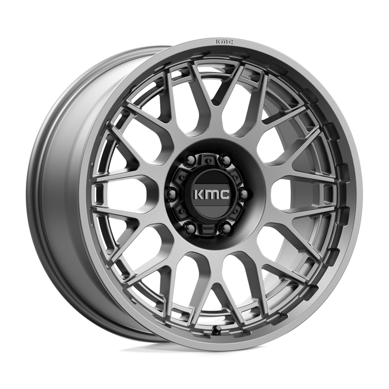 KMC Wheels - KM722 TECHNIC - Gunmetal - ANTHRACITE - 20" x 9", 18 Offset, 6x135 (Bolt Pattern), 87.1mm HUB
