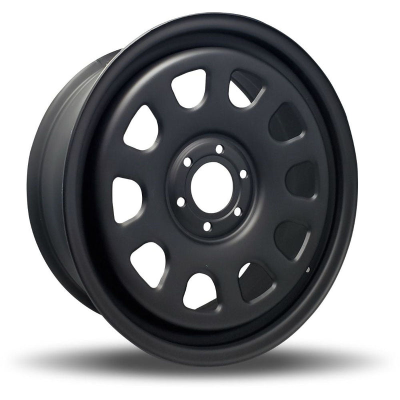 DTD - Steel - Black - Black - 20" x 8", 30 Offset, 6x139.7 (Bolt Pattern), 78.5mm HUB