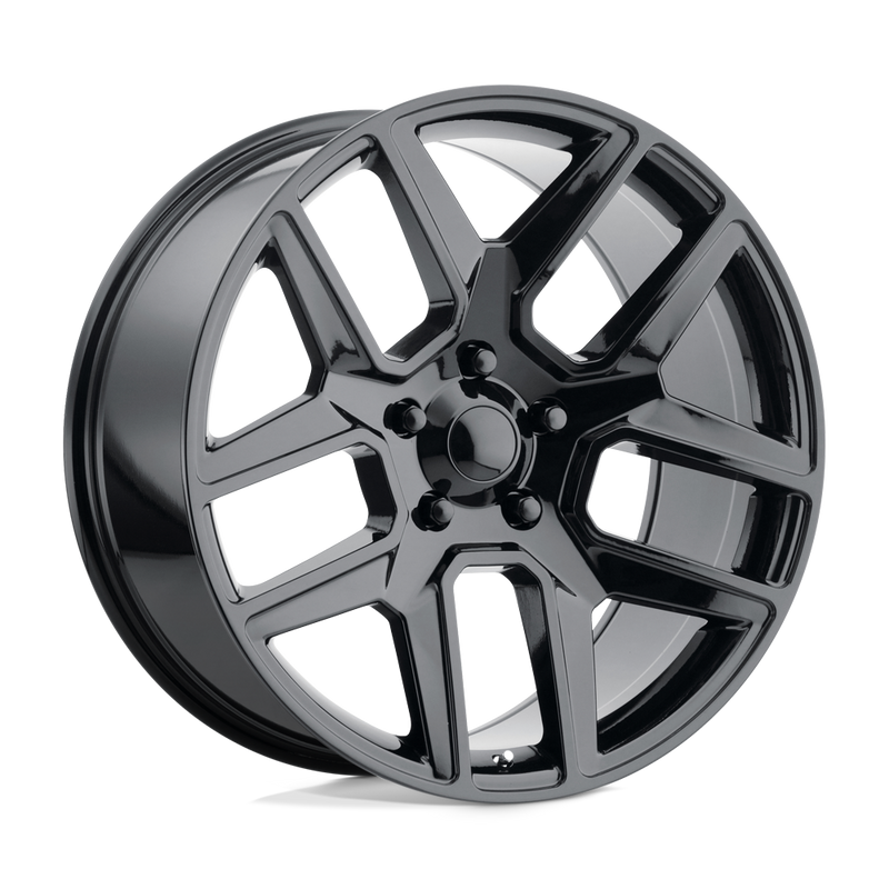 OE Creations - PR192 - Black - GLOSS BLACK - 20" x 9", 19 Offset, 5x139.7 (Bolt Pattern), 78.1mm HUB