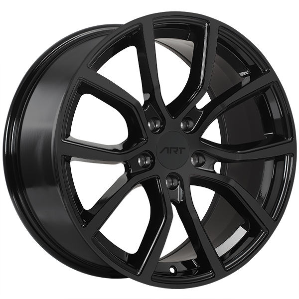 ART - Replica 169 - Black - Gloss Black - 20" x 9.5", 45 Offset, 5x130 (Bolt Pattern), 71.5mm HUB