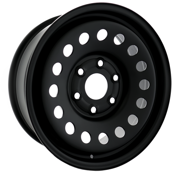Envy Wheels - NX4 STEEL WHEEL - Black - FLAT BLACK - 17" x 7", 31 Offset, 6x139.7 (Bolt Pattern), 78.1mm HUB