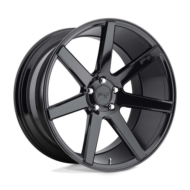 Niche - M168 VERONA - Black - GLOSS BLACK - 22" x 10", 50 Offset, 5x130 (Bolt Pattern), 71.5mm HUB