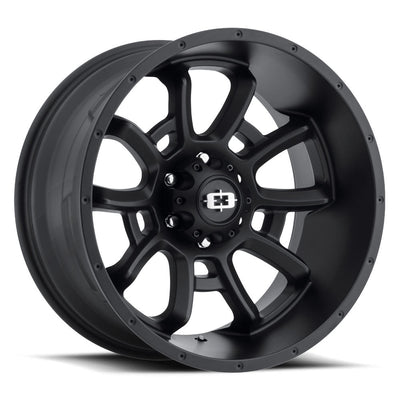 Vision Wheel Off-Road - 415 BOMB - Black - Satin Black - 20" x 10", -25 Offset, 6x139.7 (Bolt Pattern), 106.2mm HUB