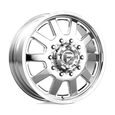 Fuel Mono - DE09 FF09D - Polished - POLISHED - 20" x 8.25", -202 Offset, 8x200 (Bolt Pattern), 142mm HUB