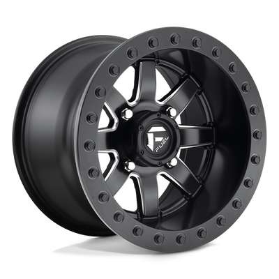 Fuel UTV - D928 MAVERICK BEADLOCK - Black - MATTE BLACK - 15" x 10", 0 Offset, 4x156 (Bolt Pattern), 132mm HUB