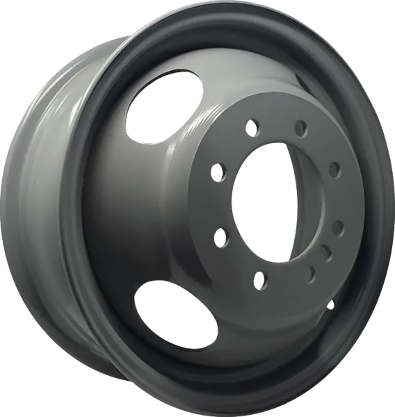 DTD - Steel - Silver - Gloss Silver - 17" x 6.5", 127 Offset, 8x165.1 (Bolt pattern), 117mm HUB