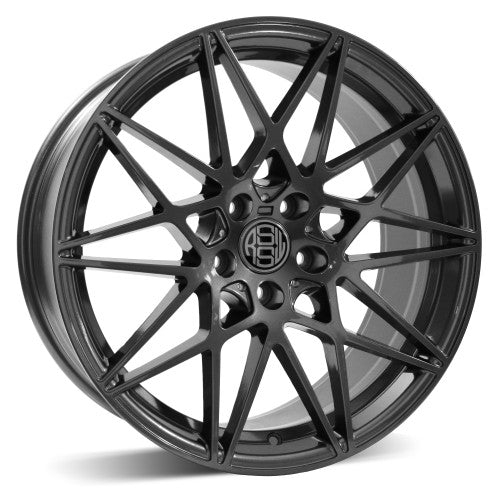 RSSW - Super Tourer - Gunmetal - Graphite - 19" x 8.5", 35 Offset, 5x120 (Bolt Pattern), 72.6mm HUB