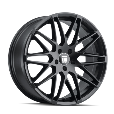 Touren - TR75 - Black - MATTE BLACK - 18" x 8", 40 Offset, 5x120 (Bolt Pattern), 72.6mm HUB