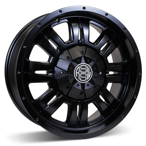 RSSW - Heritage - Black - Matte black - 20" x 8.5", 15 Offset, 5x139.7 (Bolt Pattern), 77.8mm HUB