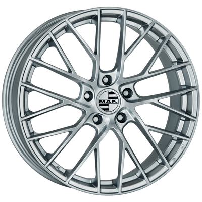 Mak Wheels - MONACO - Silver - SILVER - 19" x 8.5", 52 Offset, 5x130 (Bolt Pattern), 71.6mm HUB
