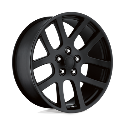 OE Creations - PR107 - Black - SEMI GLOSS BLACK - 20" x 9", 20 Offset, 5x115 (Bolt Pattern), 71.5mm HUB