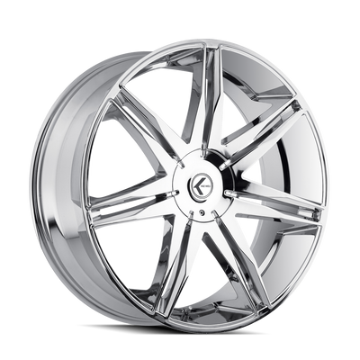 Kraze Wheels - EPIC - Chrome - CHROME - 24" x 9.5", 30 Offset, 6x135/139.7 (Bolt Pattern), 100.3mm HUB