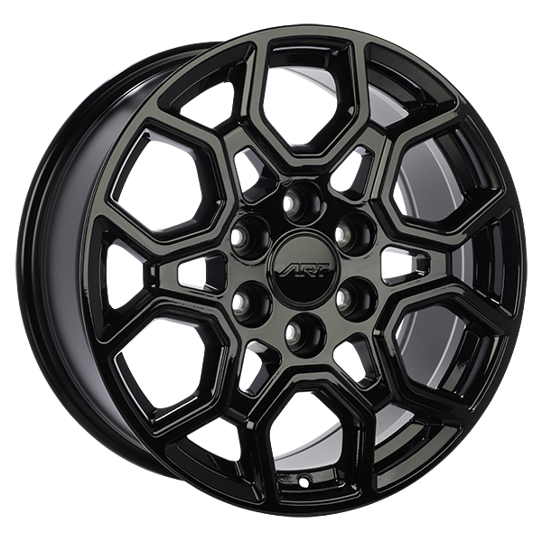 ART - Replica 266 - Black - Gloss Black - 18" x 8", 35 Offset, 6x135 (Bolt Pattern), 87.1mm HUB