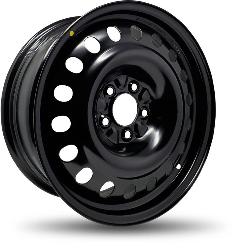 DTD - Steel - Black - Gloss Black - 17" x 7", 42 Offset, 5x114.3 (Bolt pattern), 71,50mm HUB